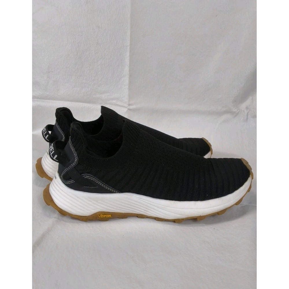 Merrell Embark Moc Black Slip On Knit Sneakers Womens Size 8.5 Vibram FloatPro - Picture 6 of 8